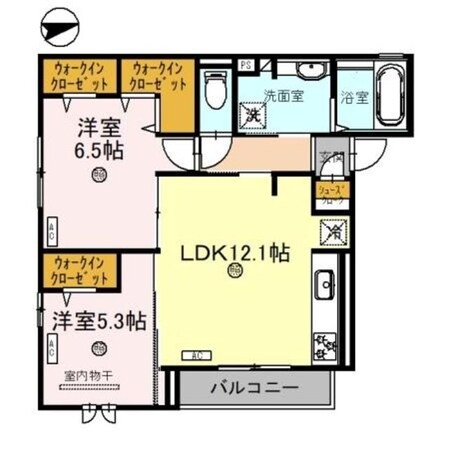 アド アジュールの物件間取画像